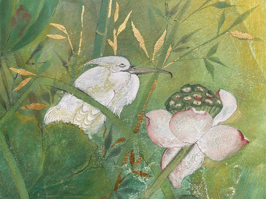 Pannello Fiori di Loto, dettaglio dei fiori