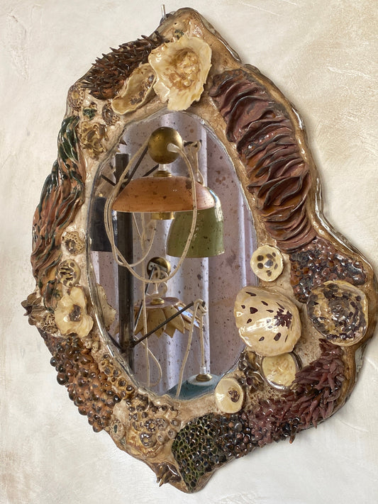 Specchiera marina 51 per 58 in ceramica