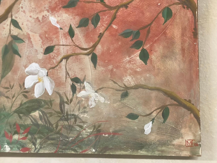 Pannello Magnolia, dettaglio del fiore