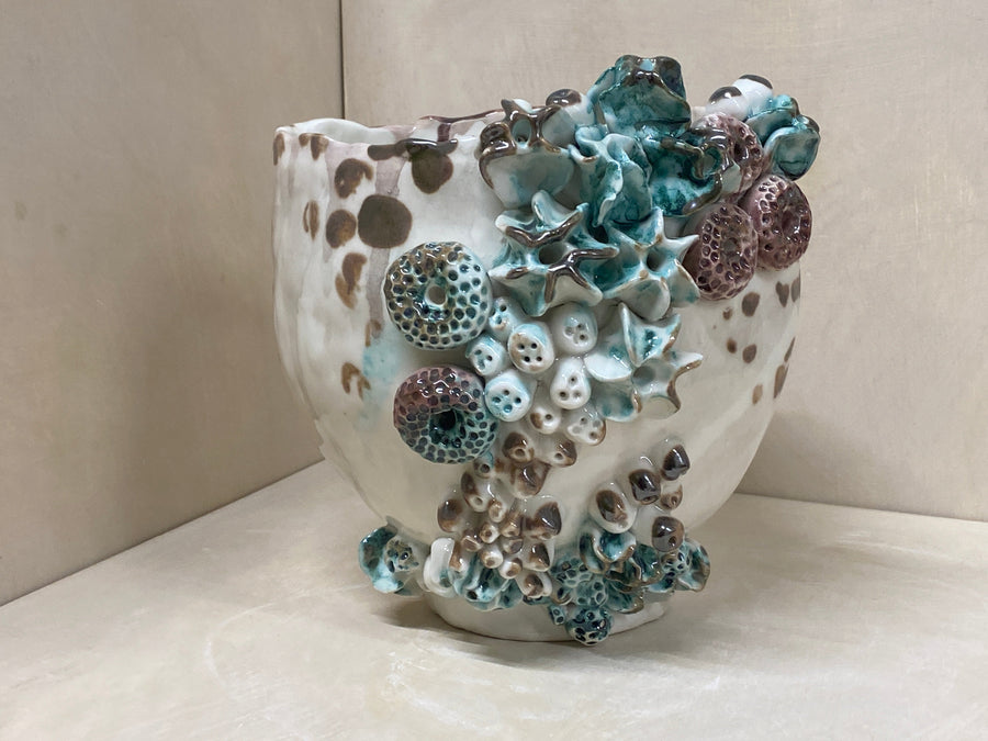 Vaso conchiglie, dettaglio