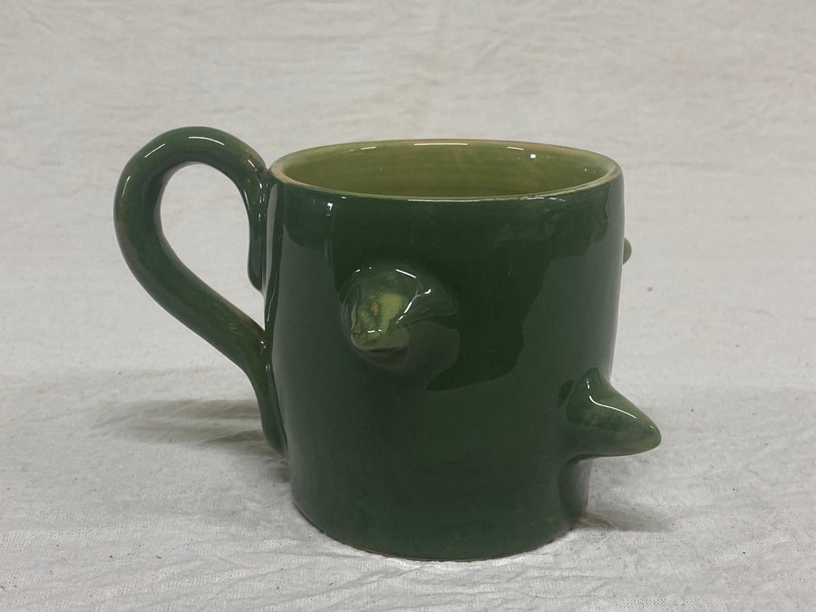 Green mug, view from above