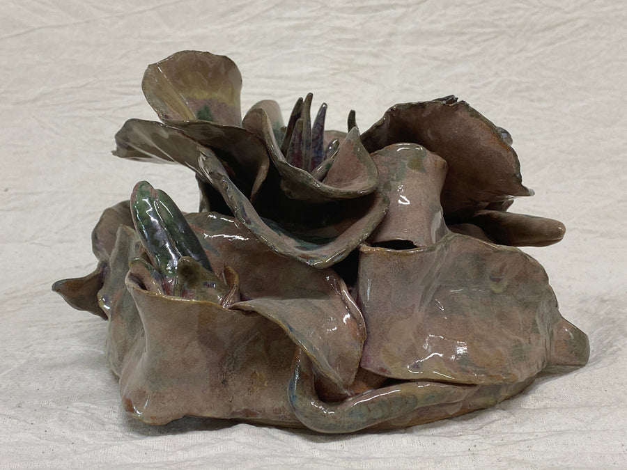 Peony sculpture, view from above