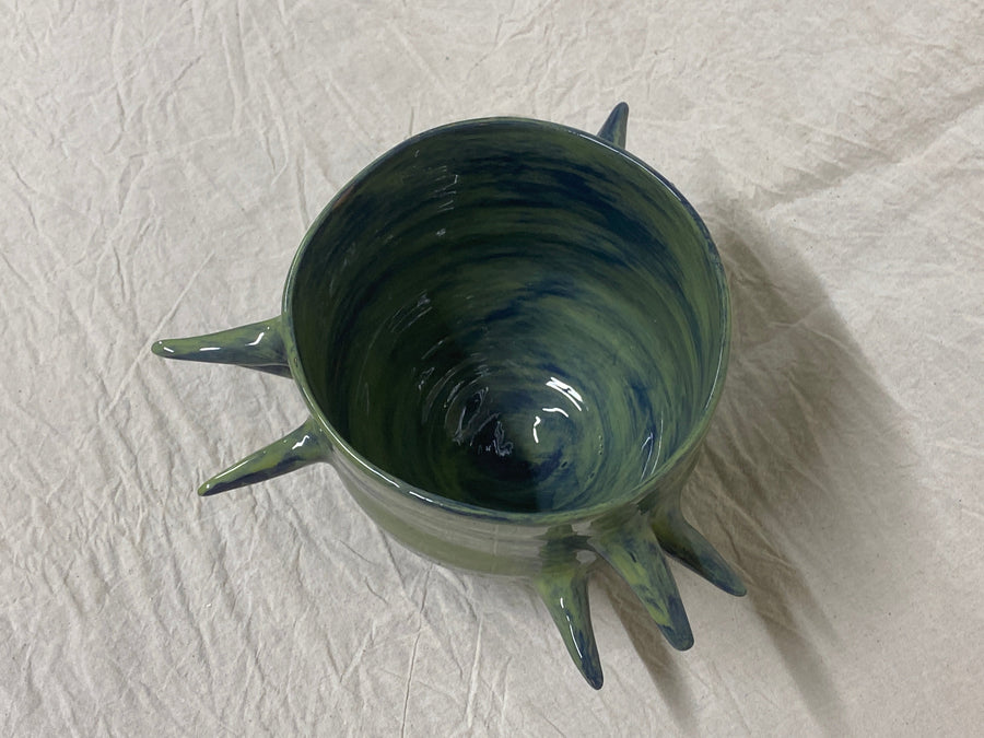 Vaso grande verde e blu, veduta d'insieme
