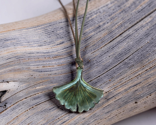 Ciondolo Ginko verde