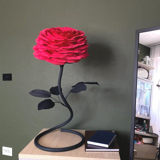 Rosa per sempre — GlowBlooms, fatto a mano a Collesalvetti
