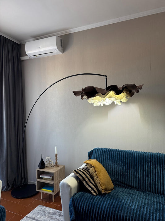 Lampada da terra in Isolon — GlowBlooms, fatto a mano a Collesalvetti