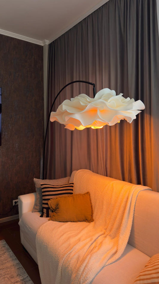 Fiore da terra scultoreo — GlowBlooms, fatto a mano a Collesalvetti