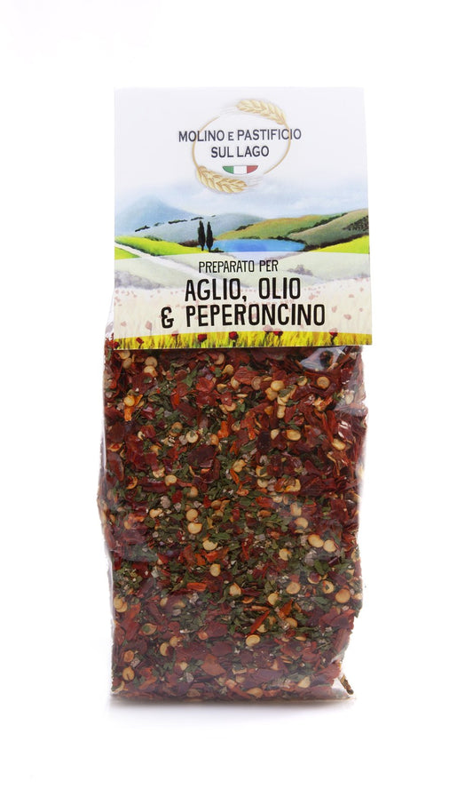 Preparato per aglio, olio e peperoncino — Pasta Bertoli, 80 g