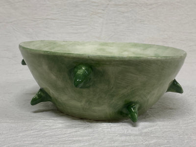 Bolo verde da 25 cm con cactus dipinti