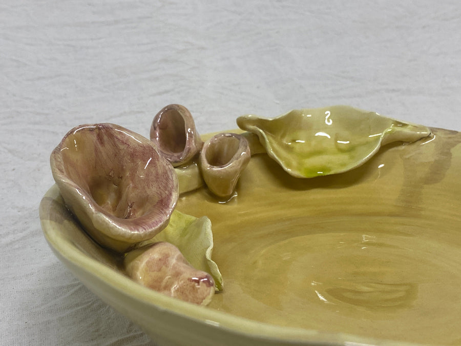 Honey flower centrepiece, view from above