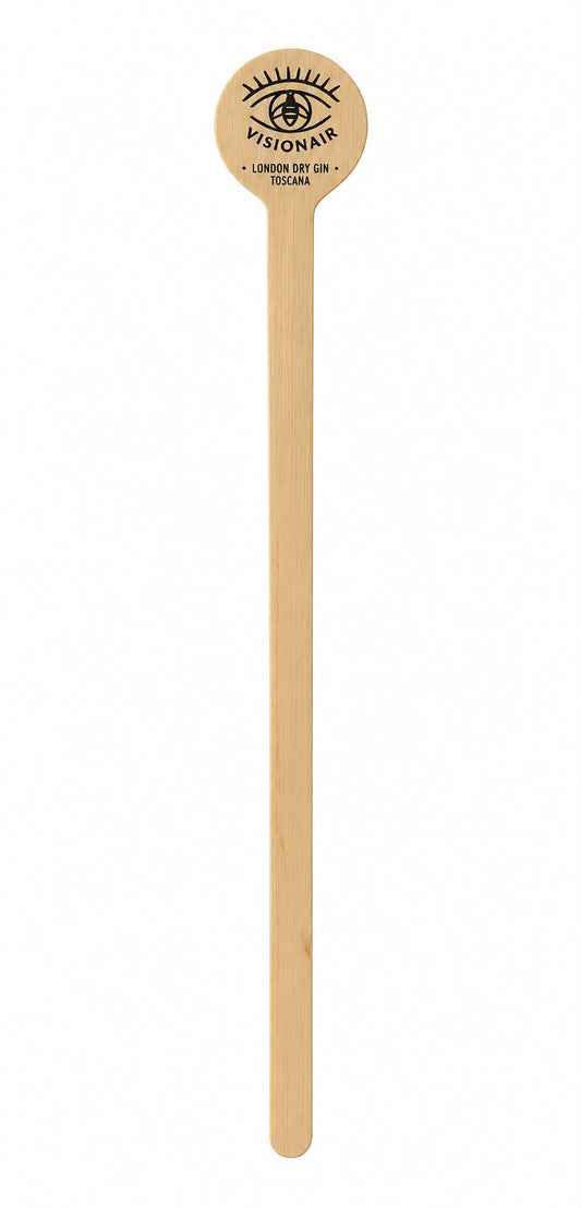 Palette in legno Visionair, dettaglio del marchio