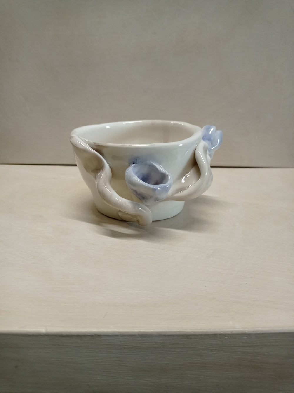 Porta salsa bianco in ceramica