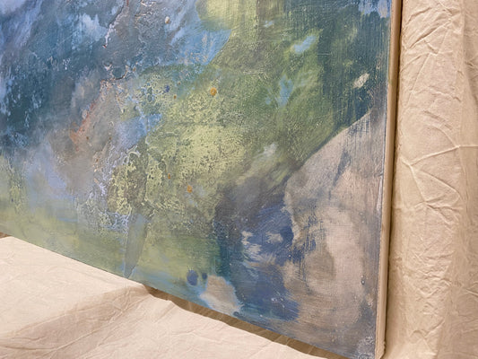 Pannello Moderno, dettaglio della pittura