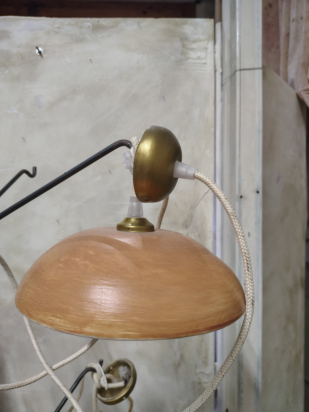 Lampada a sospensione in ceramica, diametro 20 cm