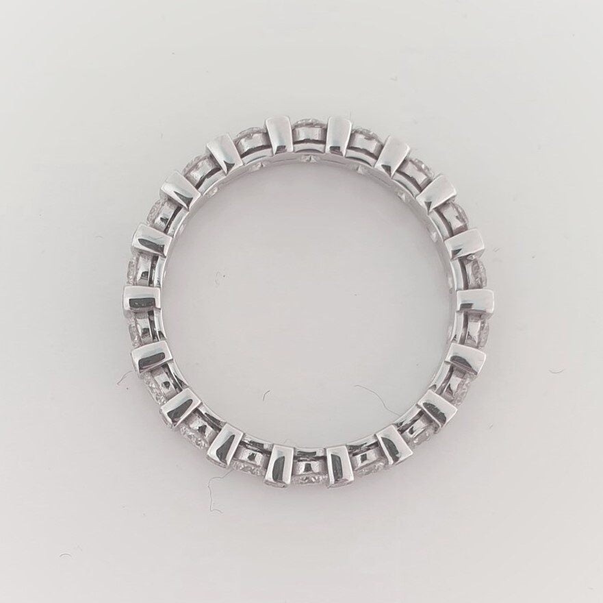 The ring laid flat: the profile of the crossbars all around the circumference