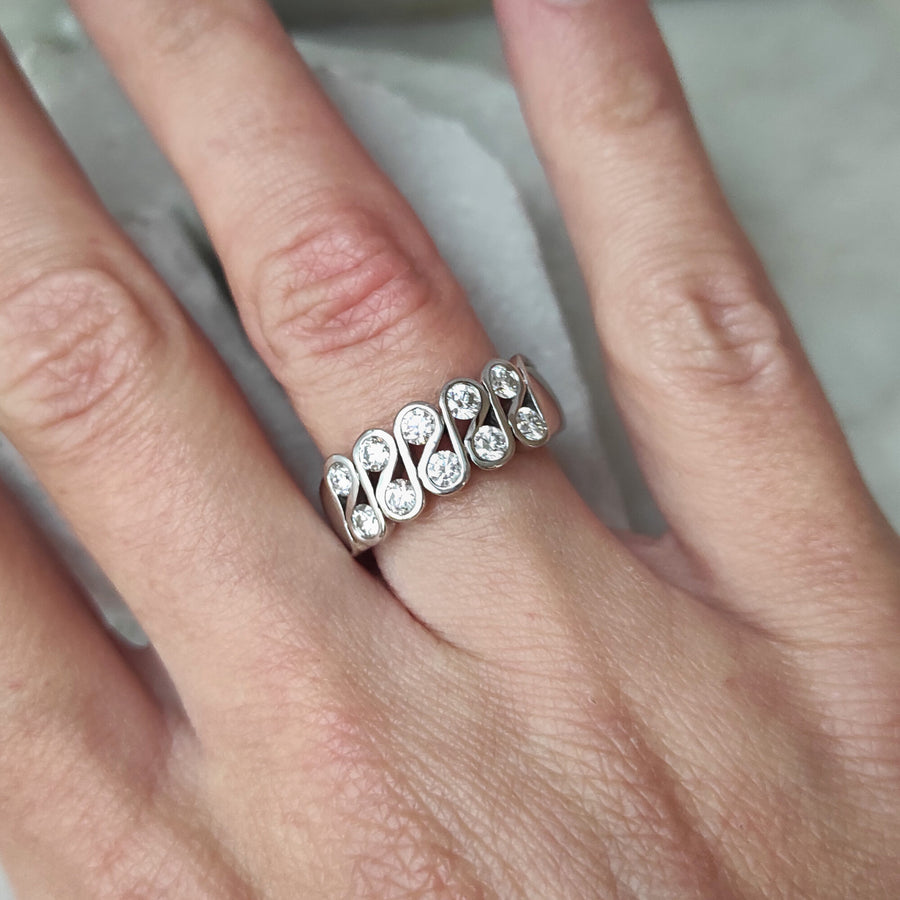 The ring on the finger, view from above