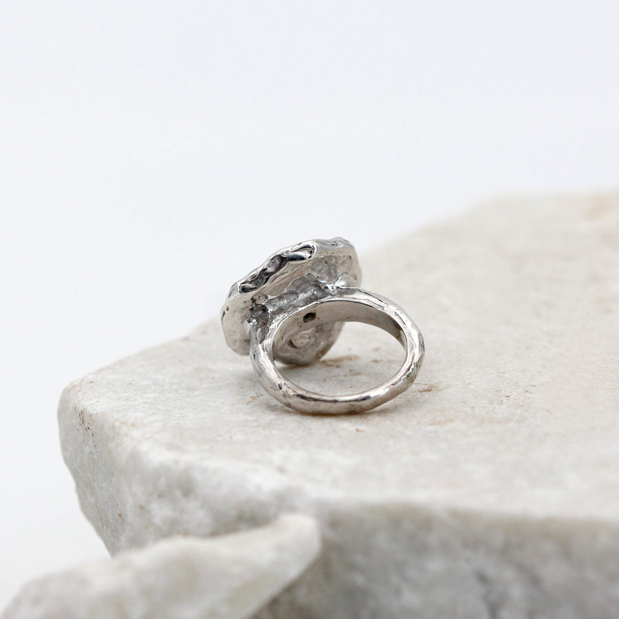 L'anello di spalle: il retro della corolla e l'interno della fascia