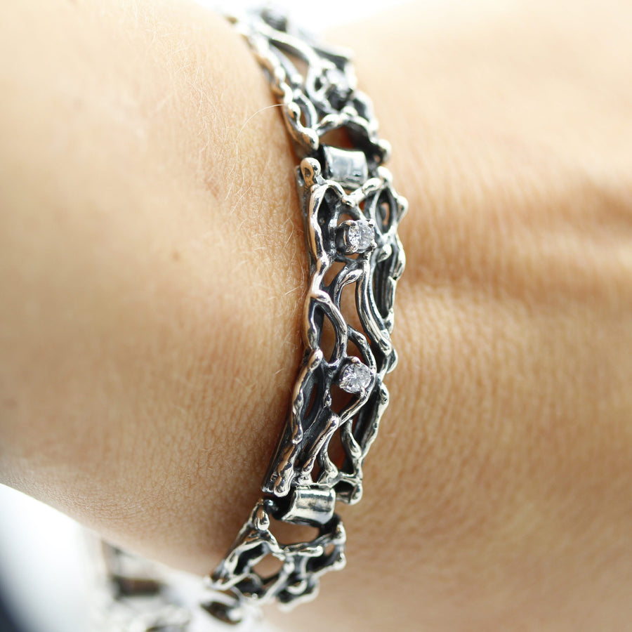 Il bracciale al polso, veduta dall'alto