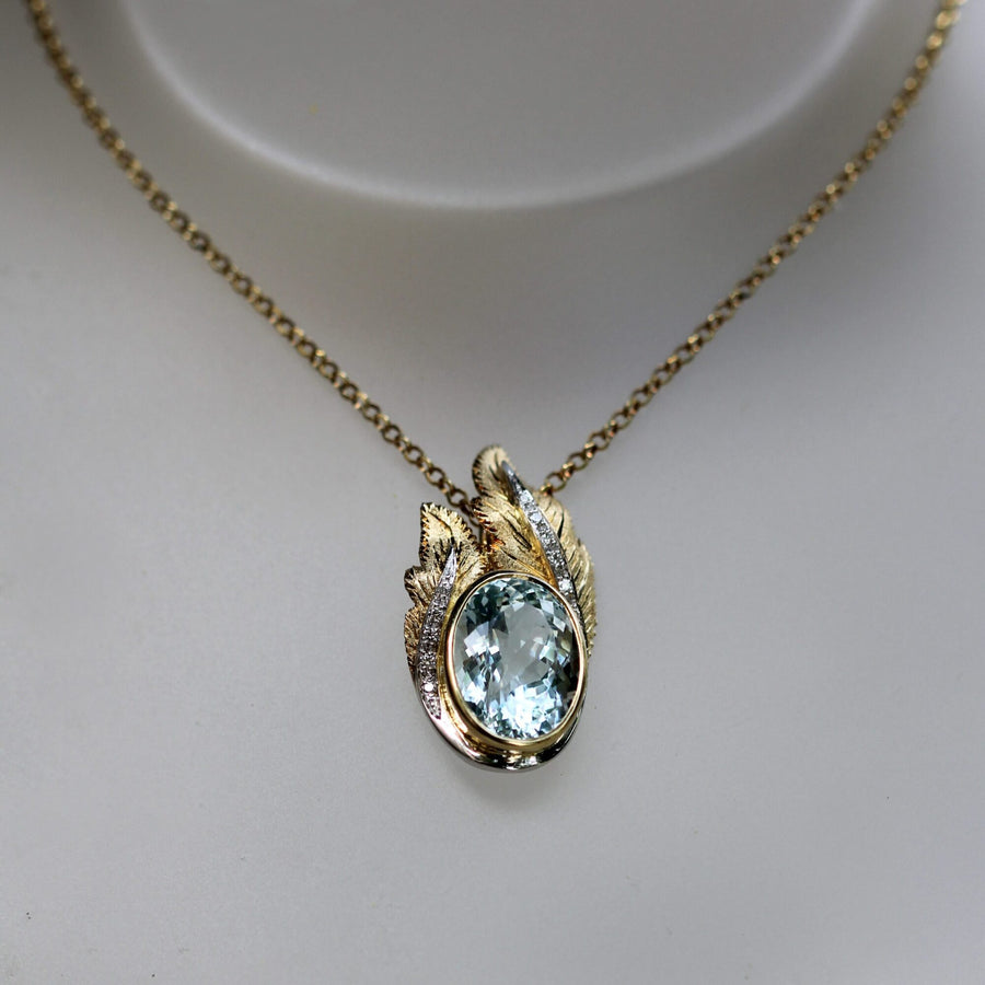 The back of the pendant and the mount