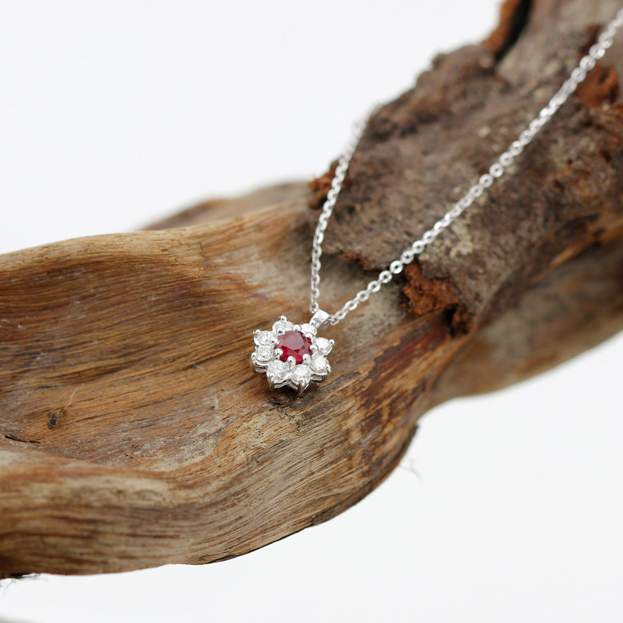 On light wood, at a distance: how small the rosette really is