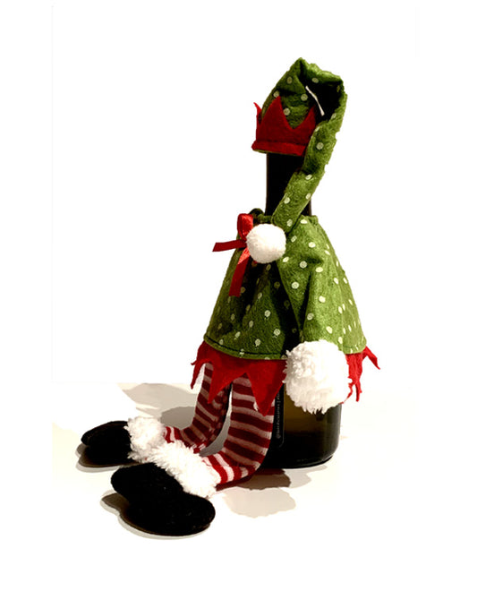 Lo stesso gnometto visto di tre quarti, con la barba bianca