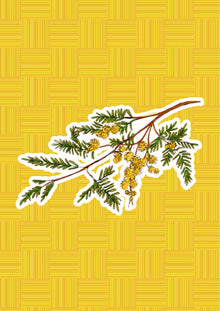 Mimosa, personaggio di «I Fiori di Catia n. 2» — illustrazione di Gabriele Rondini per Bookendipity