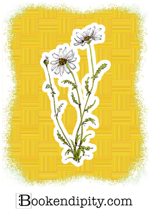 Il MegaMiniPoster con Margherita, I Fiori di Catia n. 1 — illustrazione di Gabriele Rondini per Bookendipity