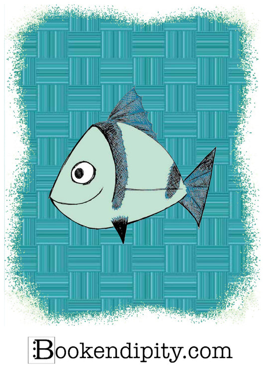 Il MegaMiniPoster con Sarago, Gli Amici del Mare — illustrazione di Gabriele Rondini per Bookendipity