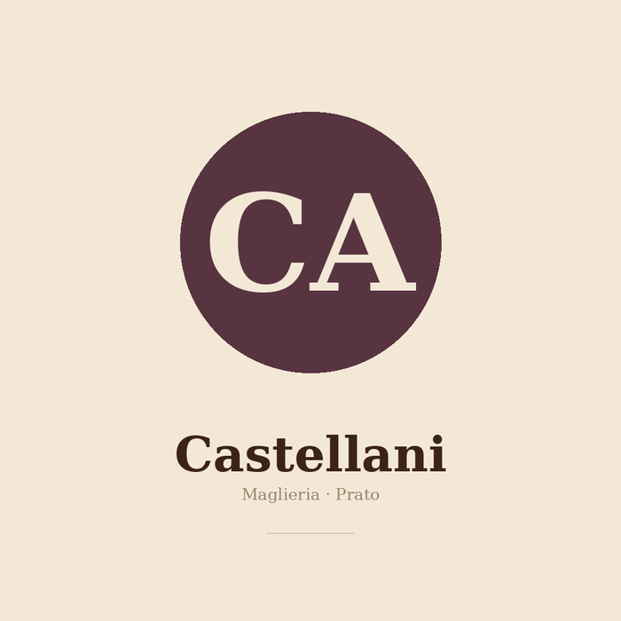 Il monogramma CA di Castellani: maglieria, Prato