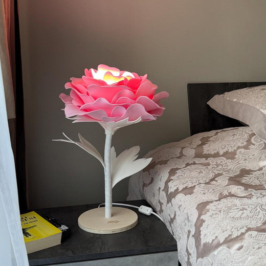 Peonia Rosa Cipria — GlowBlooms, fatto a mano a Collesalvetti