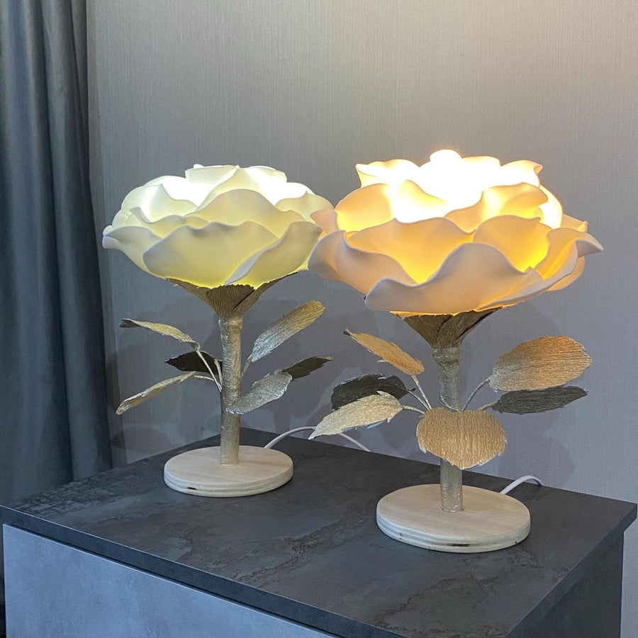Coppia di Lampade da Comodino — GlowBlooms, fatto a mano a Collesalvetti