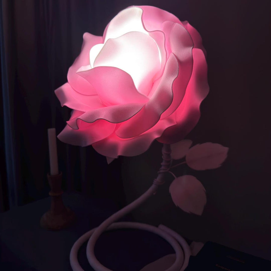 Rosa Rosa da Tavolo — GlowBlooms, fatto a mano a Collesalvetti
