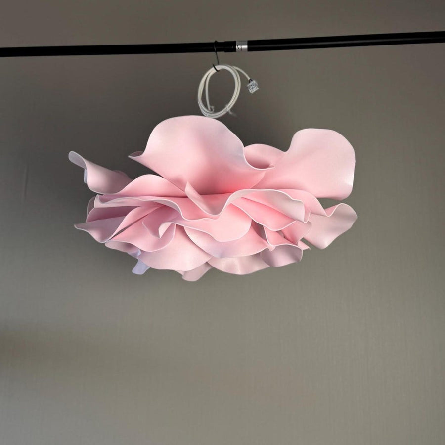 Lampadario Fiore Rosa — GlowBlooms, fatto a mano a Collesalvetti