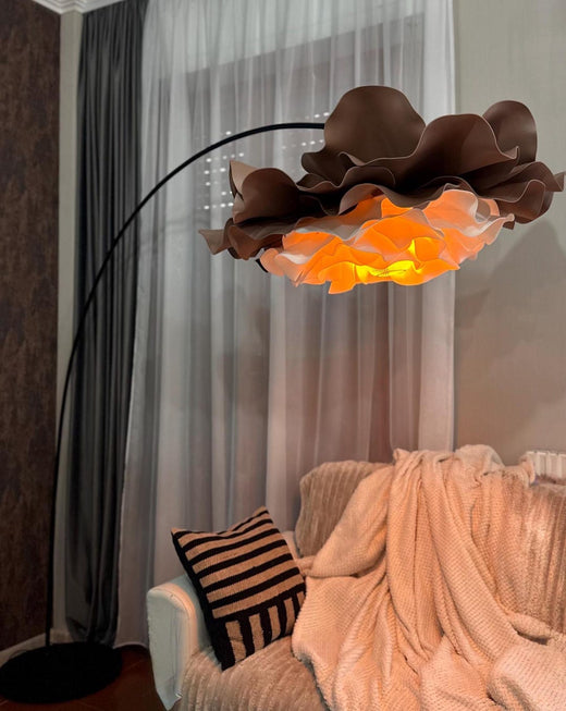 Piantana Fiore ad Arco — GlowBlooms, fatto a mano a Collesalvetti