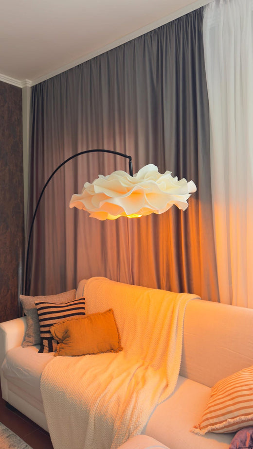 Fiore da terra scultoreo — GlowBlooms, fatto a mano a Collesalvetti