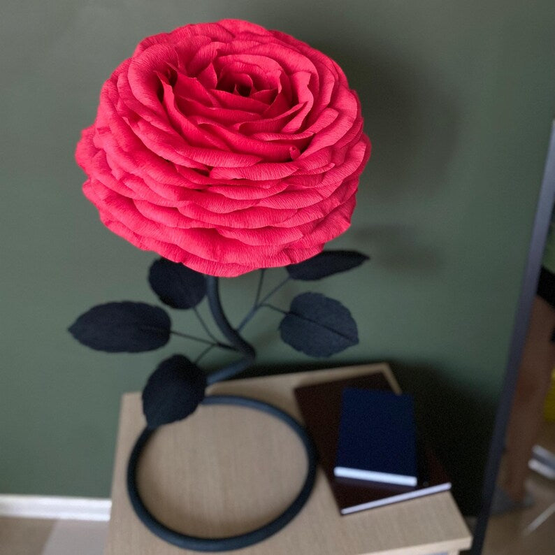 Rosa per sempre — GlowBlooms, fatto a mano a Collesalvetti