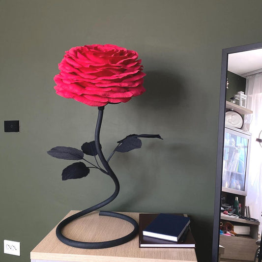 Rosa per sempre — GlowBlooms, fatto a mano a Collesalvetti