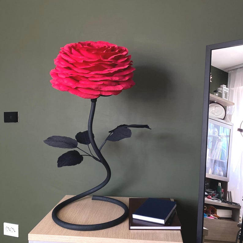 Rosa per sempre — GlowBlooms, fatto a mano a Collesalvetti