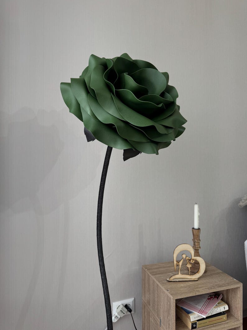 Rosa Verde da Terra — GlowBlooms, fatto a mano a Collesalvetti
