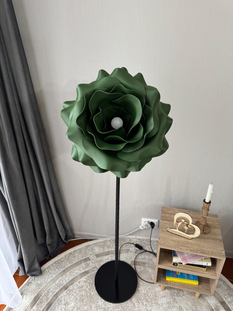 Rosa Verde da Terra — GlowBlooms, fatto a mano a Collesalvetti
