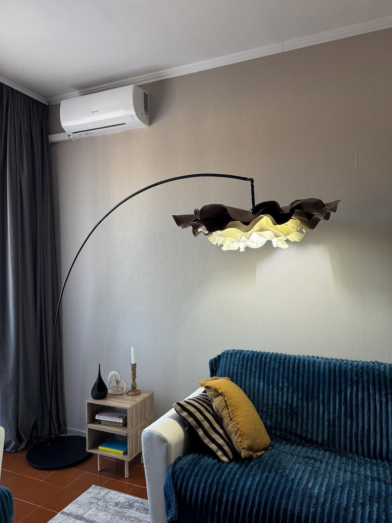 Lampada da terra in Isolon — GlowBlooms, fatto a mano a Collesalvetti