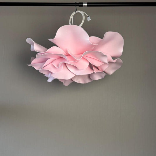Lampadario Fiore Rosa — GlowBlooms, fatto a mano a Collesalvetti