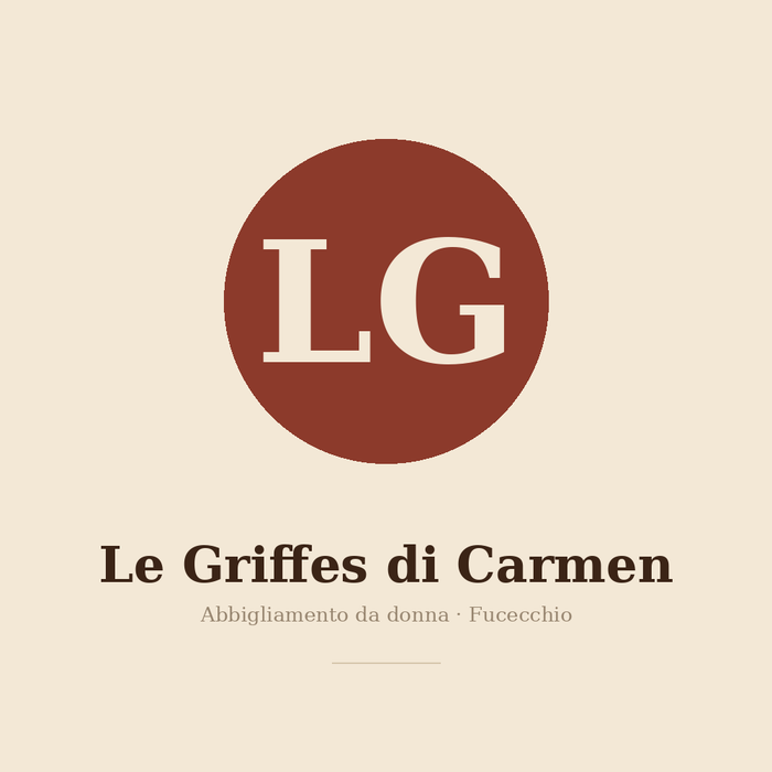 Il monogramma LG de Le Griffes di Carmen: abbigliamento da donna, Fucecchio