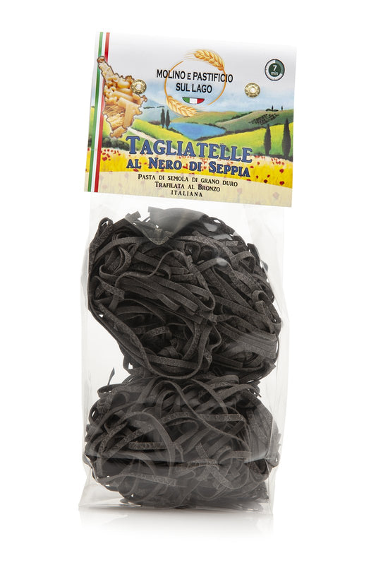 Tagliolini al nero di seppia — Pasta Bertoli, 250 g